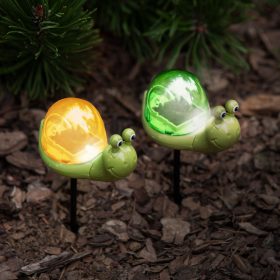 Garden of Eden Solar lámpa leszúrható Csiga