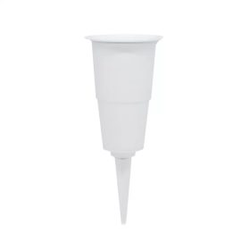 Sírváza leszúrós 27cm - fehér