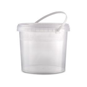 Vödör 1,1l tetővel