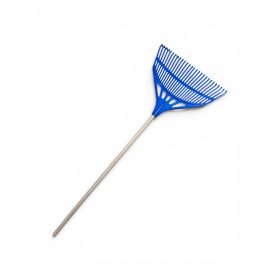 Lombseprű műanyag 66cm nyelezve kék