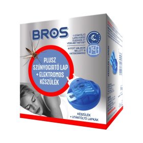 Bros szúnyogriasztó készülék + 10 lapka