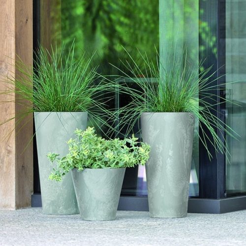 Virágváza henger beton hatású DTUS300E