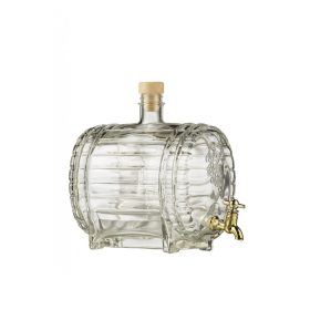 Üveg hordó csapos 1,5l