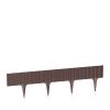 Ágyásszegély rattan IBRA 3,9m (Szürke)