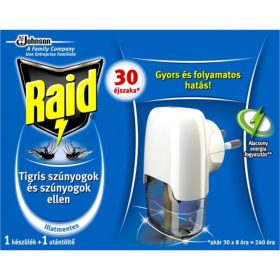 Raid szúnyogriasztó készülék + folyadék
