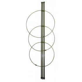 Pro Garden Növénytámasz 3 karó + 3 karika 90cm