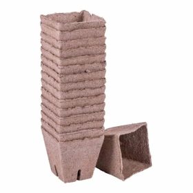 Kertimag Tőzeg cserép 6x6cm szögletes 18 db-os