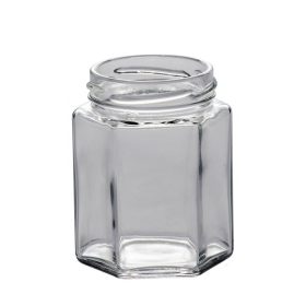 Befőttes üveg 180ml Hexagon