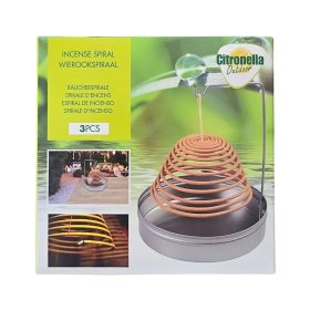 Citronella füstölő spirál szett