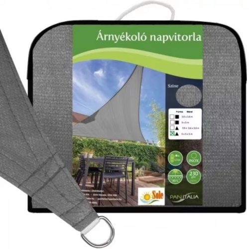 Napvitorla 3,6x3,6 négyzet