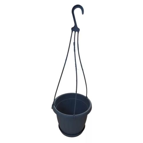 Függesztős cserép Adria 23cm (Antracit)