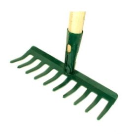 Gereblye 10 fogú nyelezve