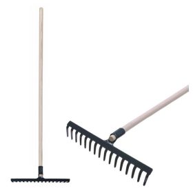 Gereblye 16 fogú nyelezve