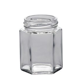 Befőttes üveg 200ml Hexagon