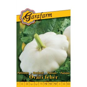 Garafarm Classic Patisszon Óvári fehér