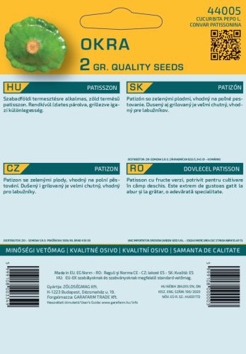 Magrovet Patiszon Okra 2g