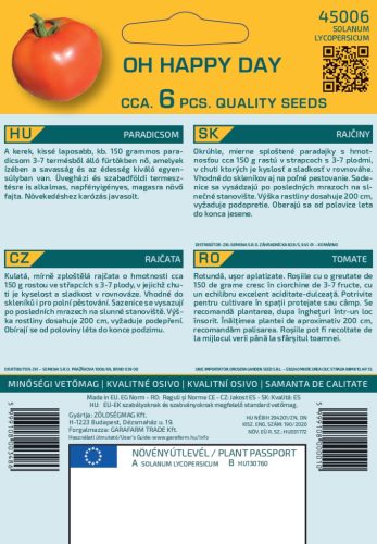 Magrovet Paradicsom OH HAPPY DAY F1 6 szem
