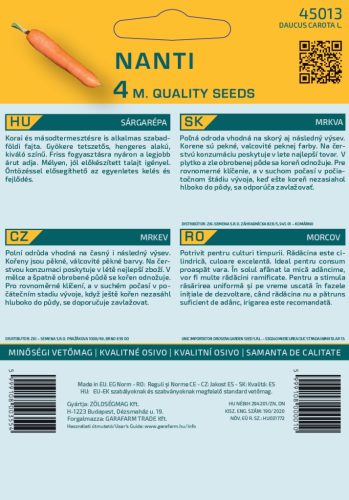 Magrovet Magszalag Sárgarépa Nanti 4m