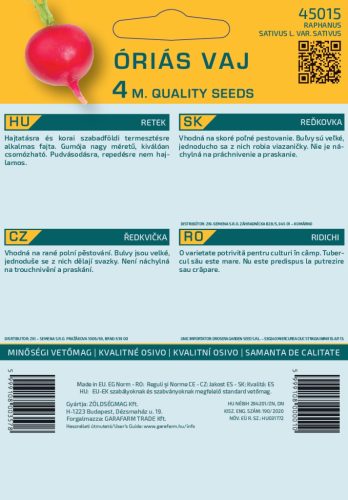 Magrovet Magszalag Retek Óriás vaj 4m