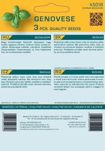 Magrovet Magkorong Bazsalikom 3db