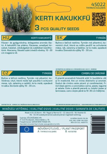 Magrovet Magkorong Kerti kakukkfű 3db