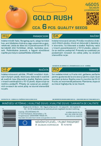 Magrovet Paradicsom GOLD RUSH 6 szem