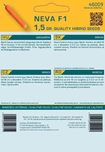 Magrovet Sárgarépa Neva F1 1,5g