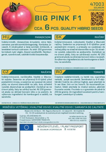 Magrovet Paradicsom BIG PINK F1 6 szem