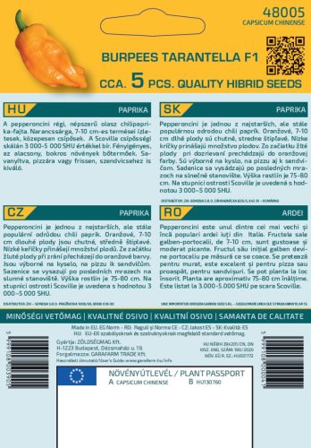 Magrovet Paprika Burpees Tarantella F1 5 szem