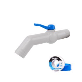 Bradas IBC tartály csap 1" 20cm 45