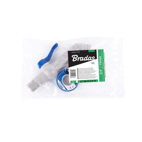 Bradas IBC tartály csap 1" 20cm 45