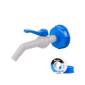 Bradas IBC tartály csap 1/2" 45° S60x6 + PTFE szalag