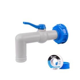   Bradas IBC tartály csap készlet 1" 90°, S60x6 + PTFE szalag