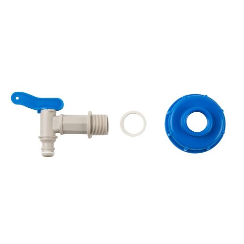 Bradas IBC tartály csatlakozó BM S60x6 +csap 3/4"