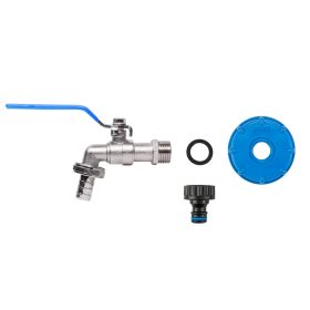 Bradas IBC tartály csap BM S60x6 KM 3/4" + 1/2"