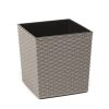 Lamela Juka rattan Virágtartó 40x40 cm