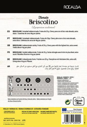 ROCALBA Paradicsom Briscolino (Tomato Farmer) 8 szem