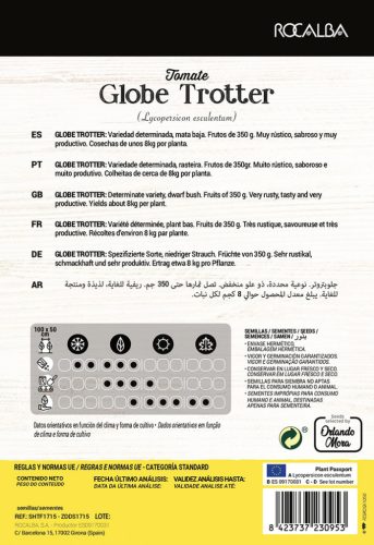 ROCALBA Paradicsom Globe Trotter (Tomato Farmer) 20 szem