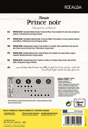 ROCALBA Paradicsom Prince Noir (Tomato Farmer) 10 szem