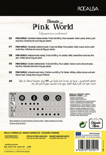 ROCALBA Paradicsom Pink World (Tomato Farmer) 15 szem