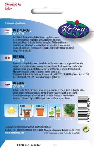 Kertimag Bazsalikom Globette 1g