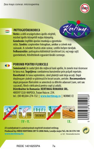 Kertimag Pattogatókukorica 50 szem