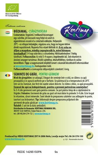 Kertimag Bio csíra Búzamag 75g