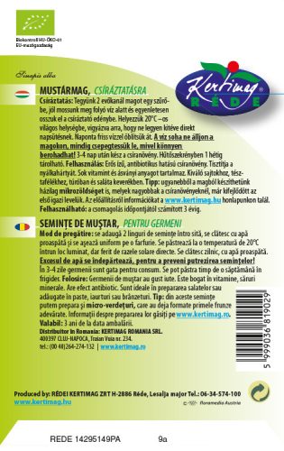 Kertimag Bio csíra Mustármag 50g