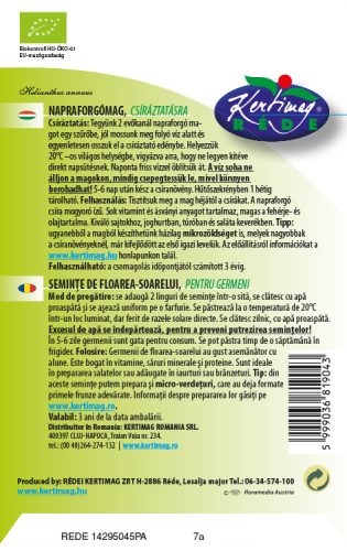 Kertimag Bio csíra Napraforgómag 30g