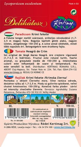 Kertimag Paradicsom Krími fekete 0,3g
