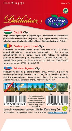 Kertimag Olajtök Olga 2g