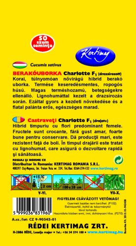 Kertimag Berakóuborka Charlotte F1 (drazsírozott) 50 szem
