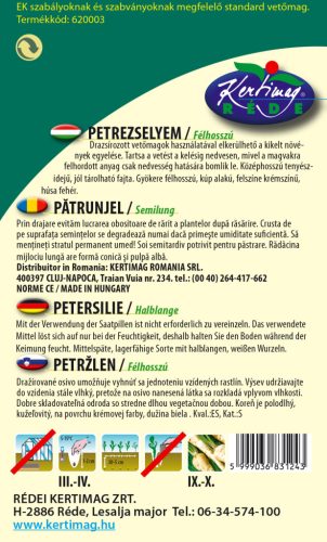 Kertimag Petrezselyem Félhosszú (drazsírozott) 420 szem
