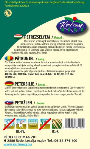 Kertimag Petrezselyem Hosszú (drazsírozott) 420 szem